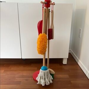 Melissa & Doug Cleaning Set - Red, Yellow, Blue